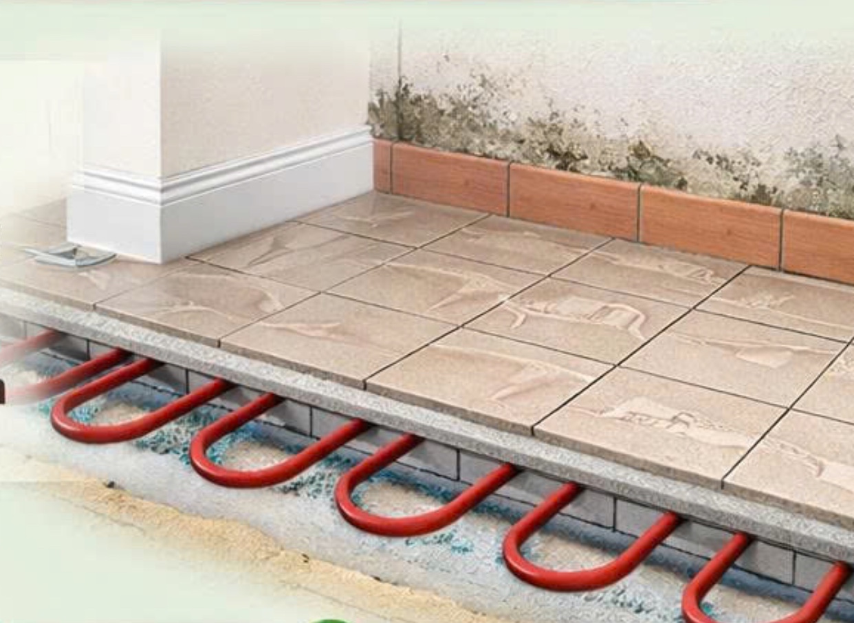 Hệ sưởi sàn nhà phố